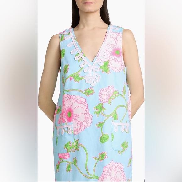 Lilly Pulitzer Sidonie Floral Stretch Shift Minidress - Picture 3 of 12